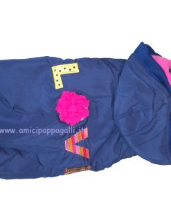 Cappottino imbottito Wendy – camon, con cappuccio e interno pile per cani
