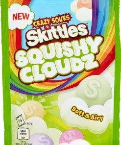 SKITTLES SQUISHY CLOUDZ SOURS 136GR
