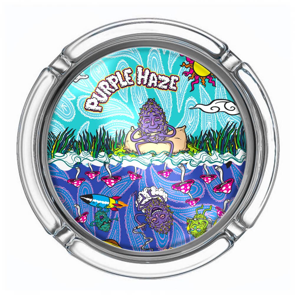 Best Buds Purple Haze Posacenere in Vetro Grande - immagine 2