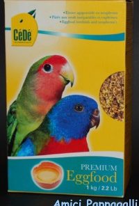 Pastone CéDé Agapornis e Neophema 5kg – Pastoncino secco inseparabili, pappagalli e parrocchetti