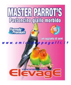 Elevage “Master Parrot’s” 12kg – pastoncino Giallo Morbido per allevamento e mantenimento dei parrocchetti e dei pappagalli