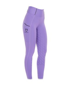 LEGGINS EQUESTRO BAMBINA SLIM FIT GRIP CON LOGO