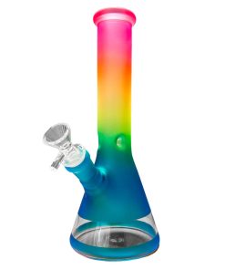 Black Sheep Blue Rainbow Bong in Vetro 25cm
