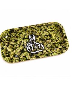 V-Syndicate Middle Finger Rolling Tray | Vassoio per Rollare in Metallo Medium