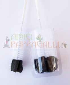 Scovolino pulisci beverino 80mm – utile per pulire bene interno abbeveratoi uccelli