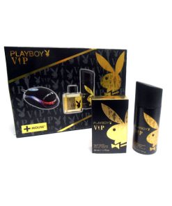 Cofanetto uomo PLAYBOY VIP edt 50ml + deodorante spray 150ml + mouse